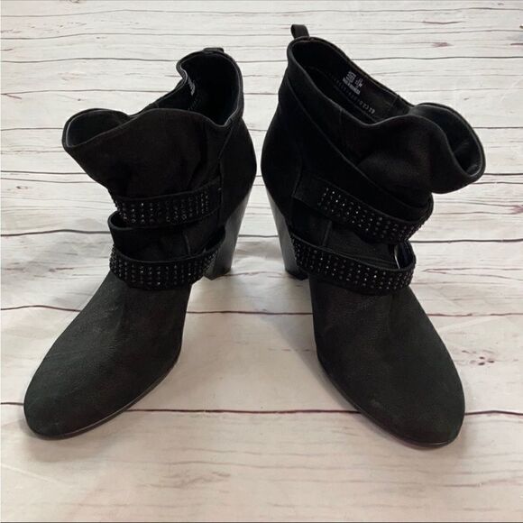 Ecco Slouch 75 Shape Bling Black Booties - Picture 3 of 15